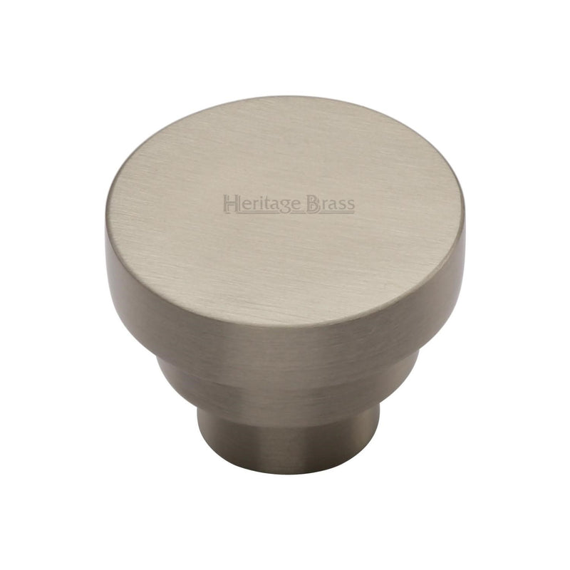 Heritage Brass Round Stepped Cabinet Knob