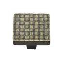 Heritage Brass Square Weave Cabinet Knob