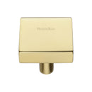 Heritage Brass Square Design Cabinet Knob