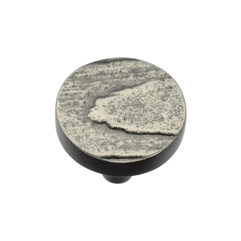 Heritage Brass Round Pine Cabinet Knob