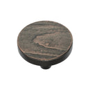 Heritage Brass Round Pine Cabinet Knob