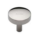 Heritage Brass Domed Disc Cabinet Knob