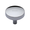 Heritage Brass Domed Disc Cabinet Knob