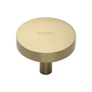 Heritage Brass Domed Disc Cabinet Knob