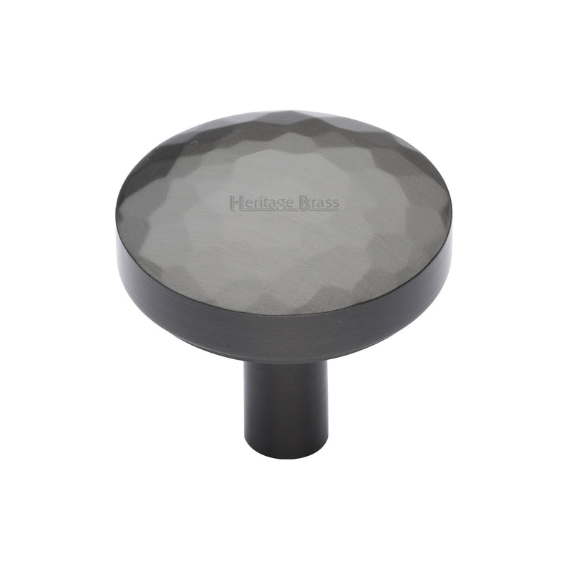 Heritage Brass Round Hammered Cabinet Knob