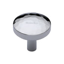 Heritage Brass Round Hammered Cabinet Knob