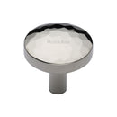 Heritage Brass Round Hammered Cabinet Knob