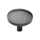 Heritage Brass Round Hammered Cabinet Knob