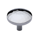 Heritage Brass Round Hammered Cabinet Knob