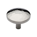 Heritage Brass Round Hammered Cabinet Knob