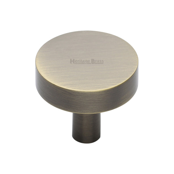 Heritage Brass Disc Cabinet Knob