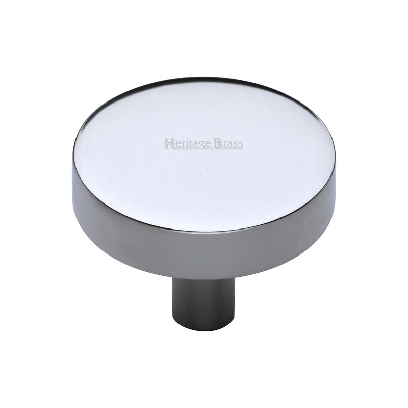 Heritage Brass Disc Cabinet Knob