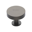 Heritage Brass Disc Cabinet Knob With Base