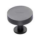 Heritage Brass Disc Cabinet Knob With Base