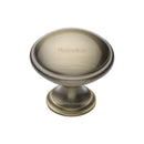 Heritage Brass Domed Cabinet Knob