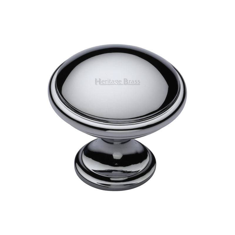 Heritage Brass Domed Cabinet Knob