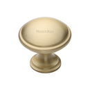 Heritage Brass Domed Cabinet Knob