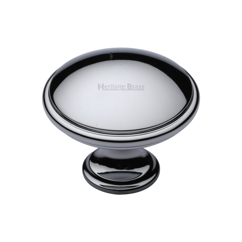 Heritage Brass Domed Cabinet Knob