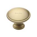 Heritage Brass Domed Cabinet Knob