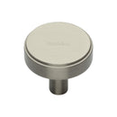 Heritage Brass Stepped Disc Cabinet Knob