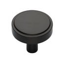 Heritage Brass Stepped Disc Cabinet Knob