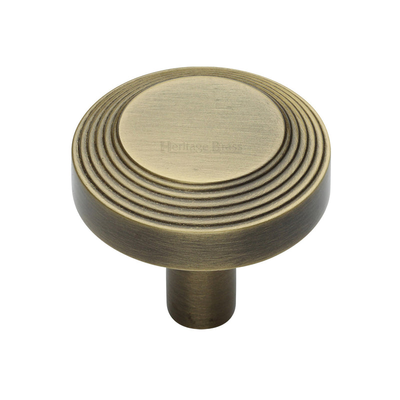 Heritage Brass Ridge Cabinet Knob