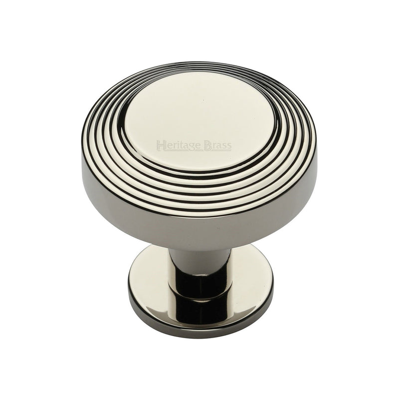 Heritage Brass Ridge Cabinet Knob with Rose