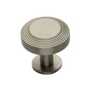 Heritage Brass Ridge Cabinet Knob with Rose