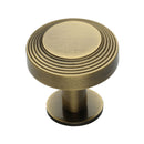 Heritage Brass Ridge Cabinet Knob with Rose