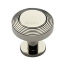 Heritage Brass Ridge Cabinet Knob with Rose