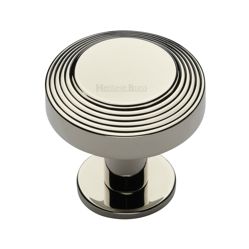 Heritage Brass Ridge Cabinet Knob with Rose