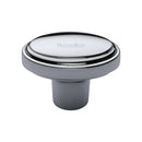 Heritage Brass Stepped Oval Cabinet Knob