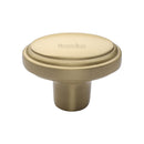 Heritage Brass Stepped Oval Cabinet Knob