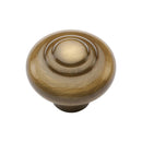 Heritage Brass Round Bead Cabinet Knob
