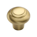 Heritage Brass Round Bead Cabinet Knob