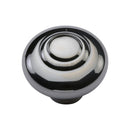 Heritage Brass Round Bead Cabinet Knob