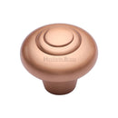 Heritage Brass Round Bead Cabinet Knob