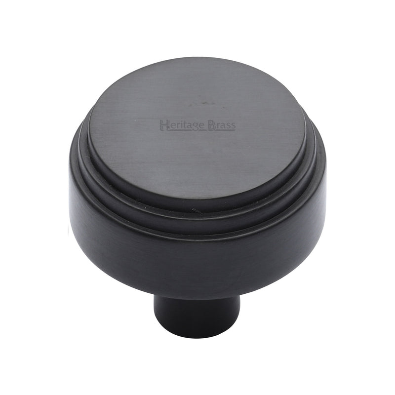 Heritage Brass Round Deco Cabinet Knob