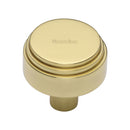 Heritage Brass Round Deco Cabinet Knob
