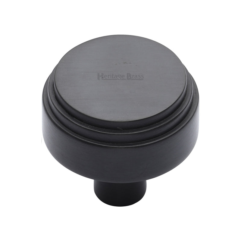 Heritage Brass Round Deco Cabinet Knob