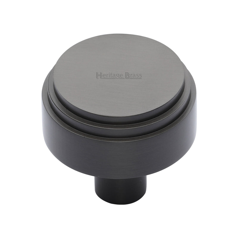 Heritage Brass Round Deco Cabinet Knob