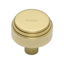 Heritage Brass Round Deco Cabinet Knob