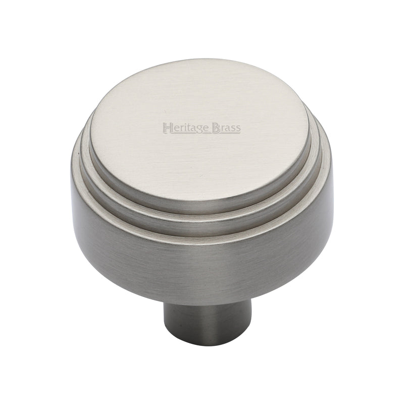 Heritage Brass Round Deco Cabinet Knob
