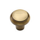 Heritage Brass Round Edge Cabinet Knob