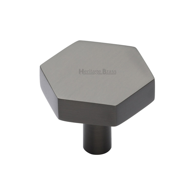 Heritage Brass Hexagon Cabinet Knob
