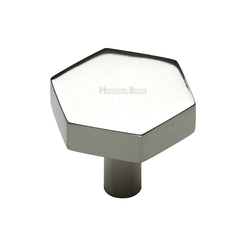 Heritage Brass Hexagon Cabinet Knob