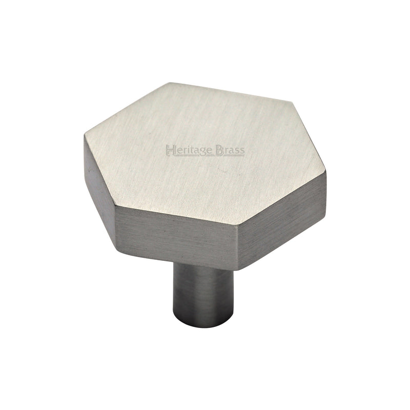 Heritage Brass Hexagon Cabinet Knob
