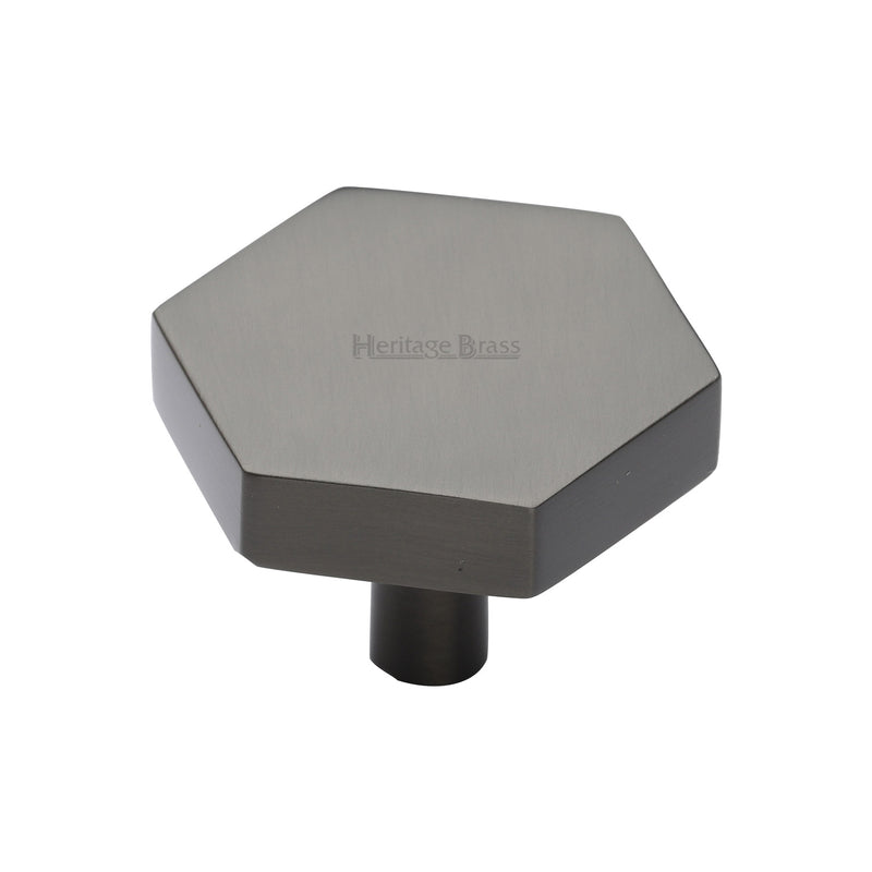 Heritage Brass Hexagon Cabinet Knob