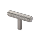 Heritage Brass Knurled T-Bar Cabinet Knob