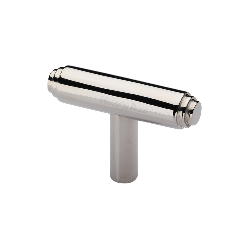Heritage Brass Stepped T-Bar Cabinet Knob